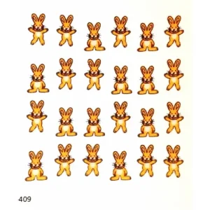 Kiárusítás Körömmatrica Nails 409